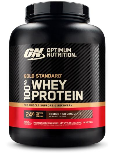 Gold Standard 100% Whey Protein Double Rich Chocolate 5 lb Nutraline